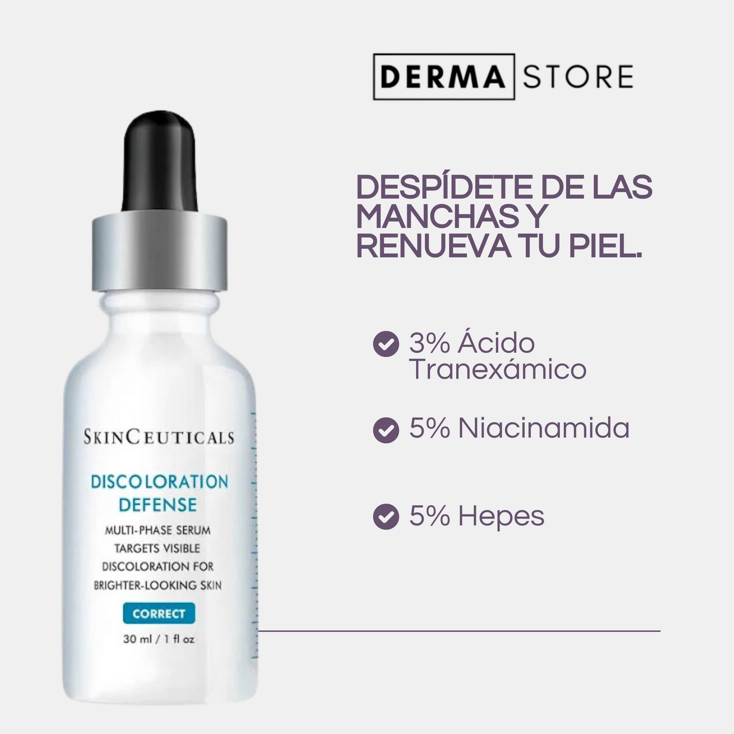 Serum Corrector de Manchas Discoloration Defense Skinceuticals