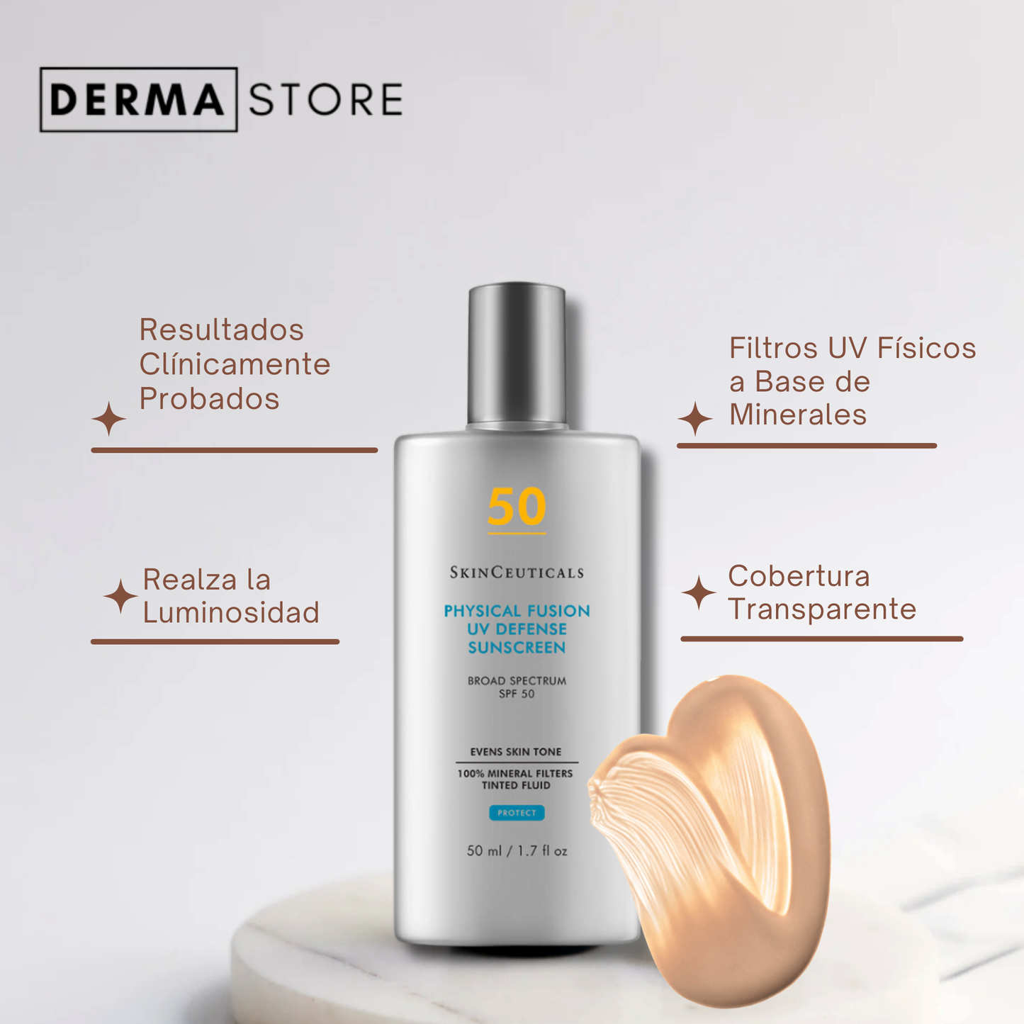 Protector Solar Physical Fusion SPF 50 Skinceuticals