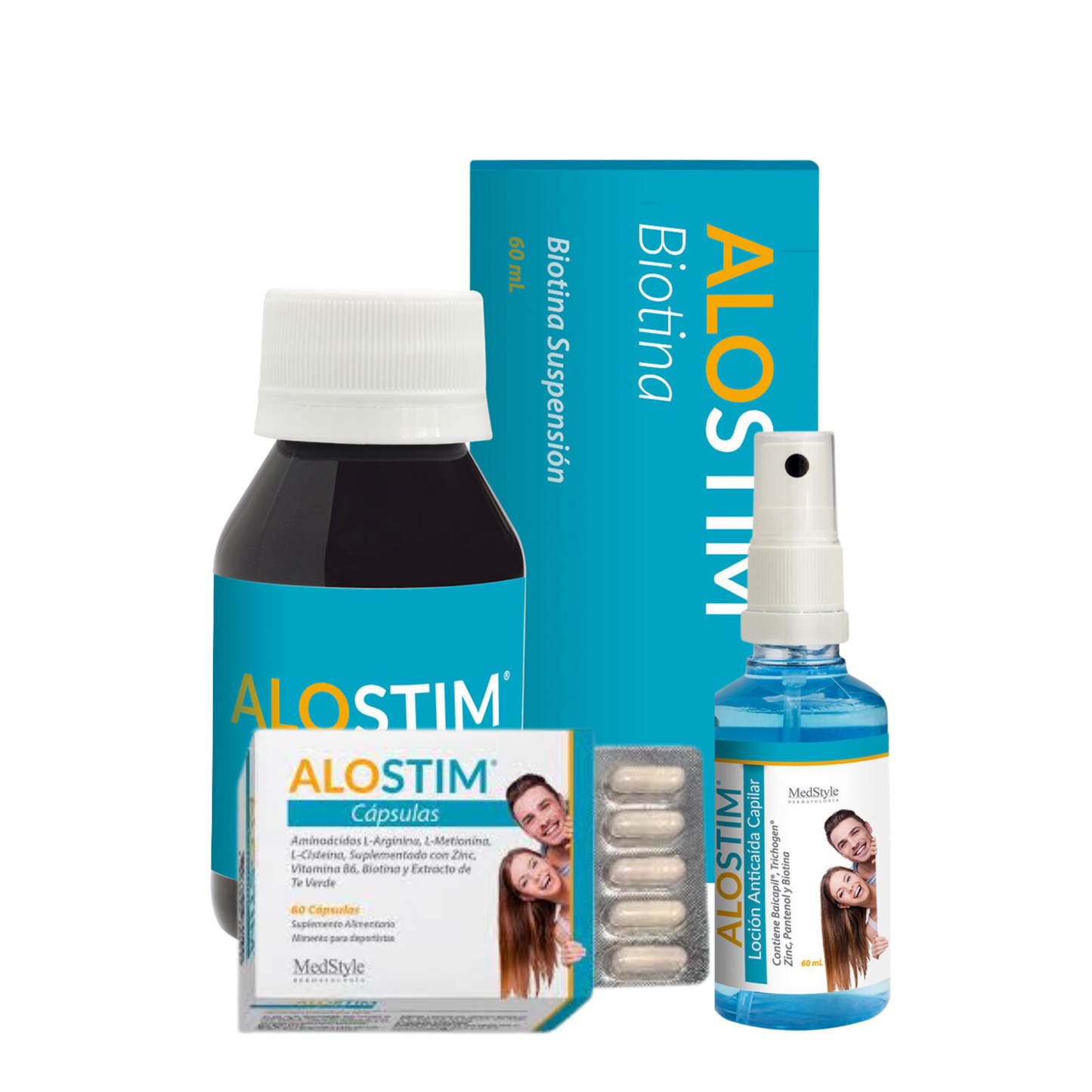 Loción Anticaída Capilar Alostim MedSytle